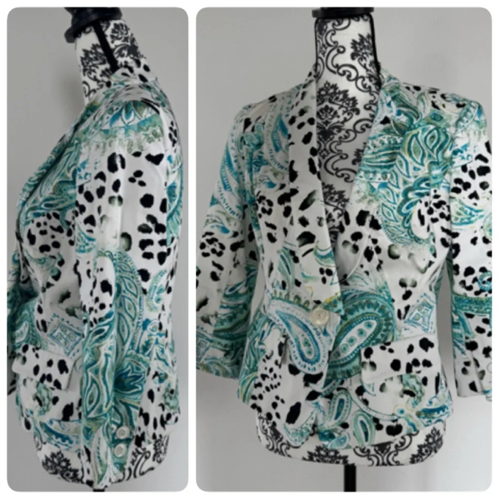 W BY WORTH CAREER BLAZER SIZE 4 - Picture 10 of 16